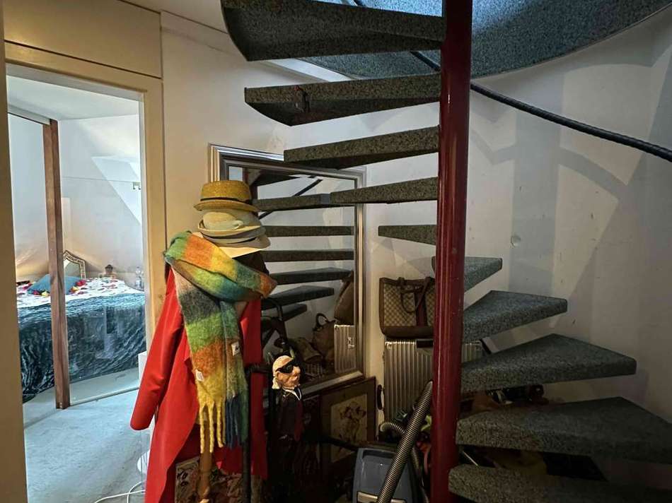 Wendeltreppe obere Wohnung