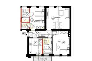 ERSTBEZUG! moderne 3 Zimmerwohnung in Leipziger Südvorstadt – Kantstraße 57, 4275 Leipzig – Vorschaubild 9