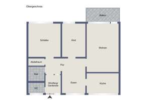 Helle 3-Zimmer-Wohnung mit Balkon – Die vollständige Adresse der Immobilie erhältst du vom Anbieter., 70565 Fasanenhof, Stuttgart – Vorschaubild 13