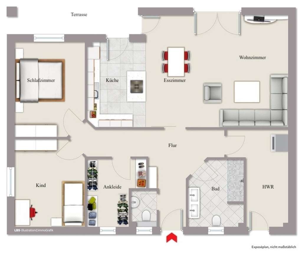 Immobilie in Grafhorst - Modernes Wohnen in Feldrandlage - Bild 1