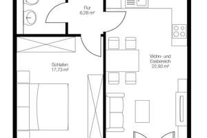 Effizient & hell: Ihre neue 2-Zimmerwohnung – Die vollständige Adresse der Immobilie erhältst du vom Anbieter., 22453 Groß Borstel, Hamburg – Vorschaubild 5