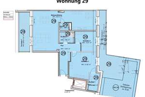  Helle Penthousewohnung mit Dachgarten im KFW 40 QNG Energiesparhaus -ideal für LuxPendler
 – Die vollständige Adresse der Immobilie erhältst du vom Anbieter., 54294 West/Pallien, Trier – Vorschaubild 2