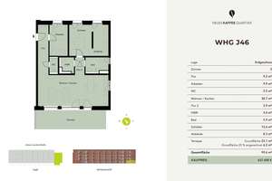 NEUES KAFFEEQUARTIER - helle 3 Zimmer-Wohnung mit großer Terrasse – Johann-Jacobs-Straße 28, 28217 Überseestadt, Bremen – Vorschaubild 3