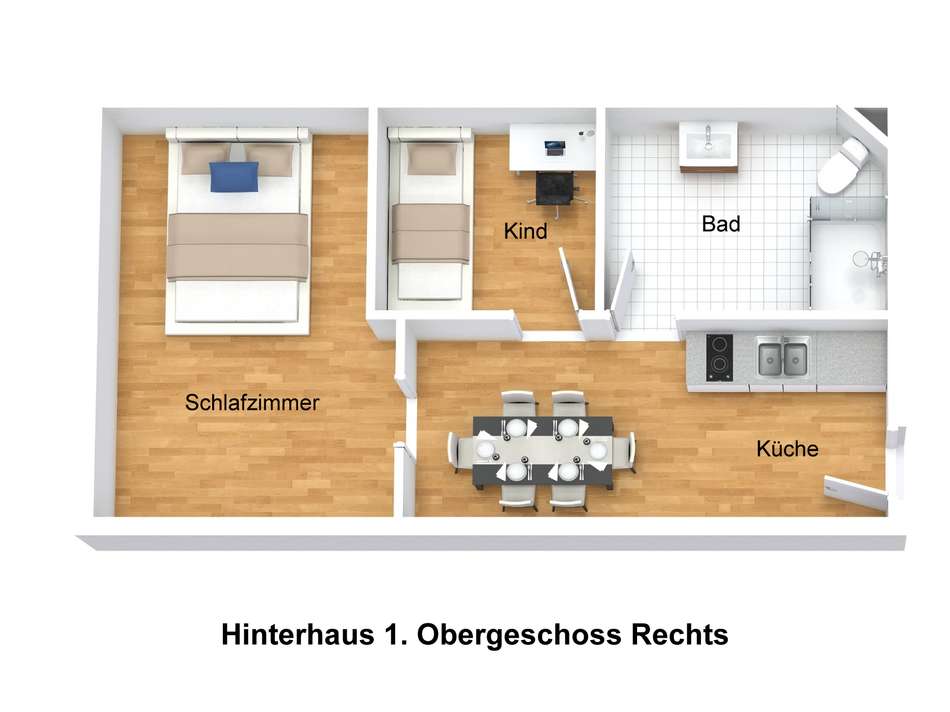 Hinterhaus 1. Obergeschoss Rec