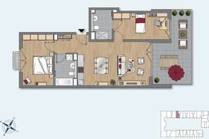 *Treppenmuffel aufgepasst - helle Erdgeschosswohnung direkt am Wasser* – Heidestraße 21, 10557 Moabit, Berlin – Vorschaubild 12