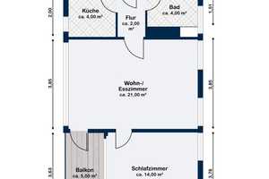 Entzückende Dachgeschoss-Wohnung mit Süd-Loggia! – Hamburg – Vorschaubild 15
