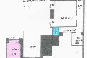 BIG LIVING AUF DER TAUNUSSTR.  Wohnen- und/od. Gewerbe in ca. 200 m² großen, offenem 3 Zimmer - LOFT – Taunusstr. 33-35, 65183 Nordost, Wiesbaden – Vorschaubild 10