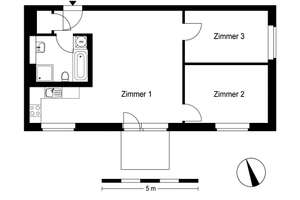 ab sofort verfügbar, 3 Zimmer für Interessenten mit WBS 160 oder WBS 180 – Anne-Frank-Straße 4, 12524 Altglienicke, Berlin – Vorschaubild 2