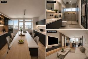 Tolle Stadtwohnung mit Weitblick, 3 gr. Balkone, Klimaanl., off. Wohn-/Essber., Aufzug, TG-Stellpl. – Die vollständige Adresse der Immobilie erhältst du vom Anbieter., 40474 Golzheim, Düsseldorf – Vorschaubild 9