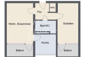 Gut geschnittene 2-Zimmer-Wohnung in City-Lage als Kapitalanlage oder zur Eigennutzung !! – 79106 Alt-Stühlinger, Freiburg im Breisgau – Vorschaubild 14