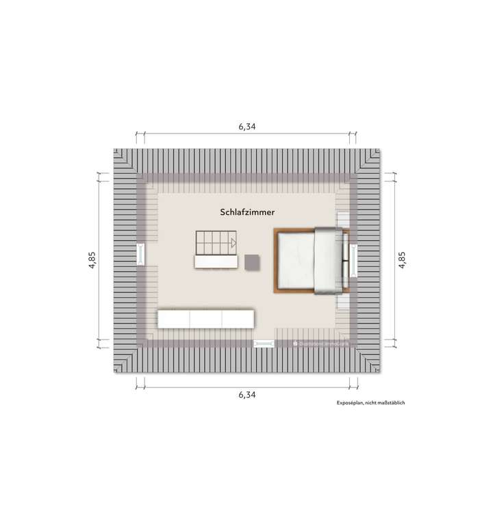 Grundriss Dachgeschoss (nicht 