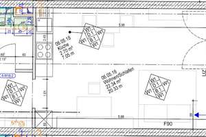 Perfekt für Singles: Modernes 1-Zi-Apartment auf 43m² mit Loggia und Einbauküche – Maybachstraße 17, 70469 Bahnhof Feuerbach, Stuttgart – Vorschaubild 5