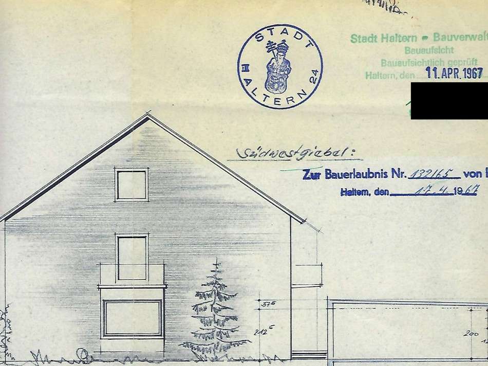 Ansicht Südwest und Garten