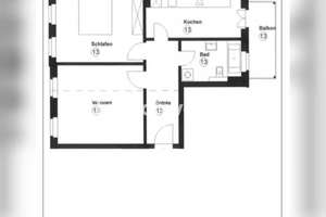 Tauschwohnung: Biete 2RW in Leipzig Ost; Suche kleinere Wohung in Le-West – 4315 Volkmarsdorf, Leipzig – Vorschaubild 2