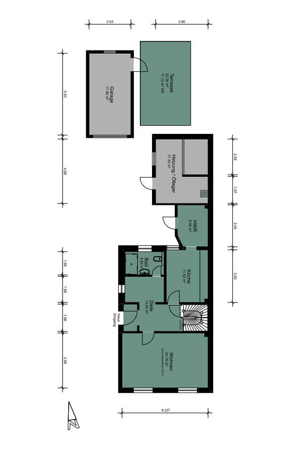 Grundriss Erdgeschoss