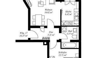 Schicke 2-Zimmer-Wohnung mit toller Ausstattung in Eutritzsch – Bonhoefferstraße 6, 4129 Eutritzsch, Leipzig – Vorschaubild 11