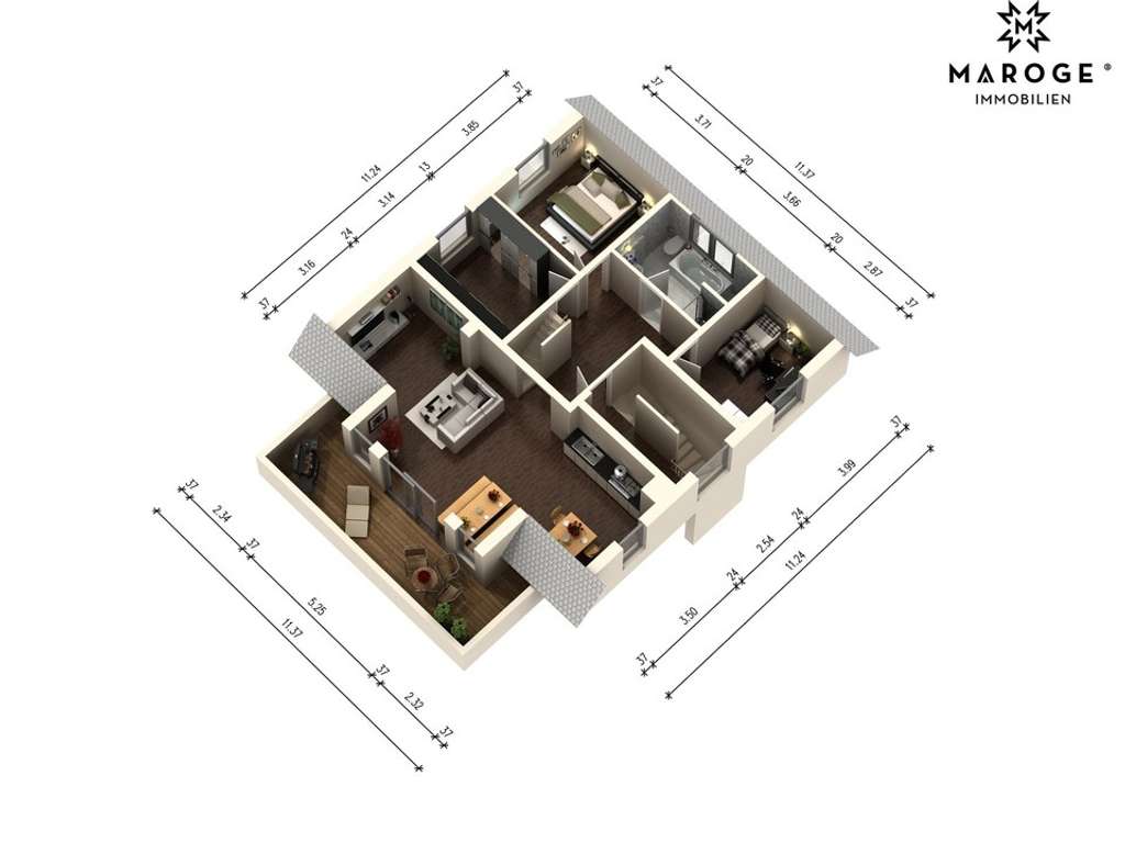 Immobilie in Neuenstadt am Kocher - Exklusives Wohnen in ruhiger, naturnaher Lage – Maisonette-Wohnung mit vielseitigem Raumkonzept - Bild 0