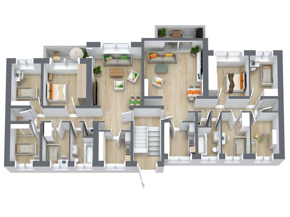 EG, 1. OG, 2 OG., 3.OG Grundri