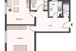 Gut geschnittene 2-Zimmer-Souterrainwohnung mit Loggia – ideal für Eigennutzer oder Kapitalanleger – Die vollständige Adresse der Immobilie erhältst du vom Anbieter., 70569 Kaltental, Stuttgart – Vorschaubild 16