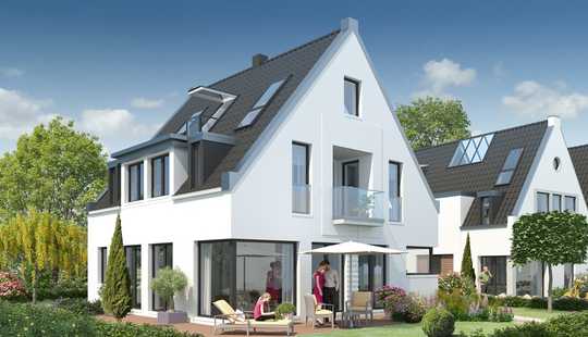 Bild von Lieblingsplatz für Familie, Hobby und Homeoffice - energieeffizientes Neubau-Einfamilienhaus