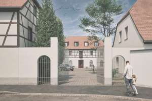 Großzügige 4-Raum-Maisonettewohnung mit Terrasse im denkmalgeschützten Fachwerkhaus – Die vollständige Adresse der Immobilie erhältst du vom Anbieter., 4349 Plaußig-Portitz, Leipzig – Vorschaubild 2