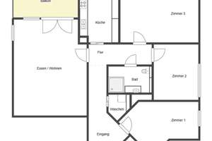 Einziehen und wohlfühlen – Modernisierte 4-Zimmer-Wohnung mit Balkon in Mannheim - Erbbaurecht – 68309 Käfertal, Mannheim – Vorschaubild 17