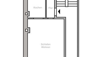 Frisch saniert: Modernes 1-Zimmer-Studio im Hinterhaus am Fuße der Weinsteige – Hohenheimerstraße 56 A, 70184 Dobel, Stuttgart – Vorschaubild 2