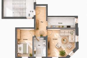 Zwei Zimmer in Leipzig: Ideal für den Alltag in Reudnitz-Thonberg