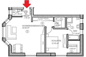 5688 - Hochwertige 2-Zimmer-Wohnung in begehrter Wohnlage! – Winkelmannstraße 17, 26129 Haarentor, Oldenburg (Oldenburg) – Vorschaubild 12