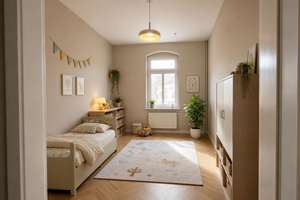 128 m² Altbau-Erstbezug mit 2,90 m Deckenhöhe, großer Wohnküche, 2 Gärten & Terrasse – Die vollständige Adresse der Immobilie erhältst du vom Anbieter., 1157 Briesnitz, Dresden – Vorschaubild 7