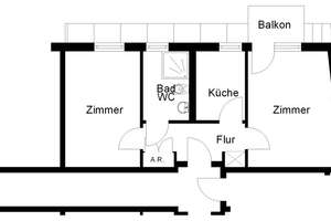 Seniorenwohnung ab 65.Jahren - frisch renoviert! – Holtstr. 45, 49074 Innenstadt, Osnabrück – Vorschaubild 2