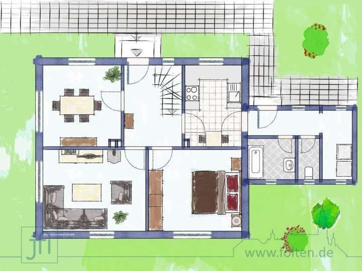 Grundriss Erdgeschoss