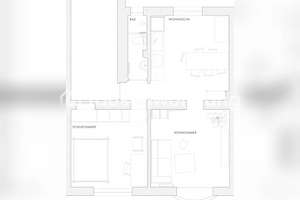 Tauschwohnung: Schöner Altbau 45qm in Köln-Kalk | Suchen 80qm+ mit Balkon – Die vollständige Adresse der Immobilie erhältst du vom Anbieter., 51105 Humboldt/Gremberg, Köln – Vorschaubild 3
