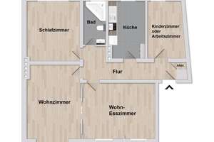 Stilvolle 4-Zimmer-Wohnung mit Balkon in zentraler Lage von Bielefeld (Prießallee) – Die vollständige Adresse der Immobilie erhältst du vom Anbieter., 33604 Mitte, Bielefeld – Vorschaubild 11