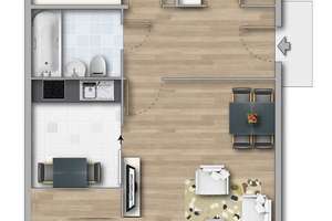 Große 3RW mit Balkon... – Gneisenauring 25, 39130 Neu Olvenstedt, Magdeburg – Vorschaubild 8