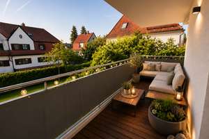 Sonnenbalkon, Ruhe und klare Räume - stilvolle 2-Zimmer-Wohnung – Packenreiterstraße 9, 81247 Obermenzing, München – Vorschaubild 3