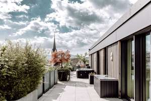 Penthouse-Rarität mit Alpenblick, Outdoor-Wohnzimmer & zusätzlichem Dachgarten-Potenzial – An der Alten Spinnerei 2A, 83059 Kolbermoor – Vorschaubild 3