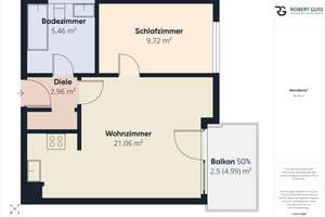 Vermietete 2-Zimmer-Wohnung mit Balkon in gefragter Kiezlage, unweit der Rummelsburger Bucht – Die vollständige Adresse der Immobilie erhältst du vom Anbieter., 10317 Rummelsburg, Berlin – Vorschaubild 12