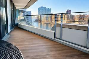 Exklusive Wohnung im Marco-Polo-Tower mit schönster Terrasse Hamburgs – Die vollständige Adresse der Immobilie erhältst du vom Anbieter., 20457 HafenCity, Hamburg – Vorschaubild 3
