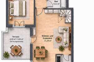 Helle 3-Zimmer-Gartenwohnung mit Souterrain in ruhiger Lage in München-Allach – Die vollständige Adresse der Immobilie erhältst du vom Anbieter., 80999 Untermenzing, München – Vorschaubild 14
