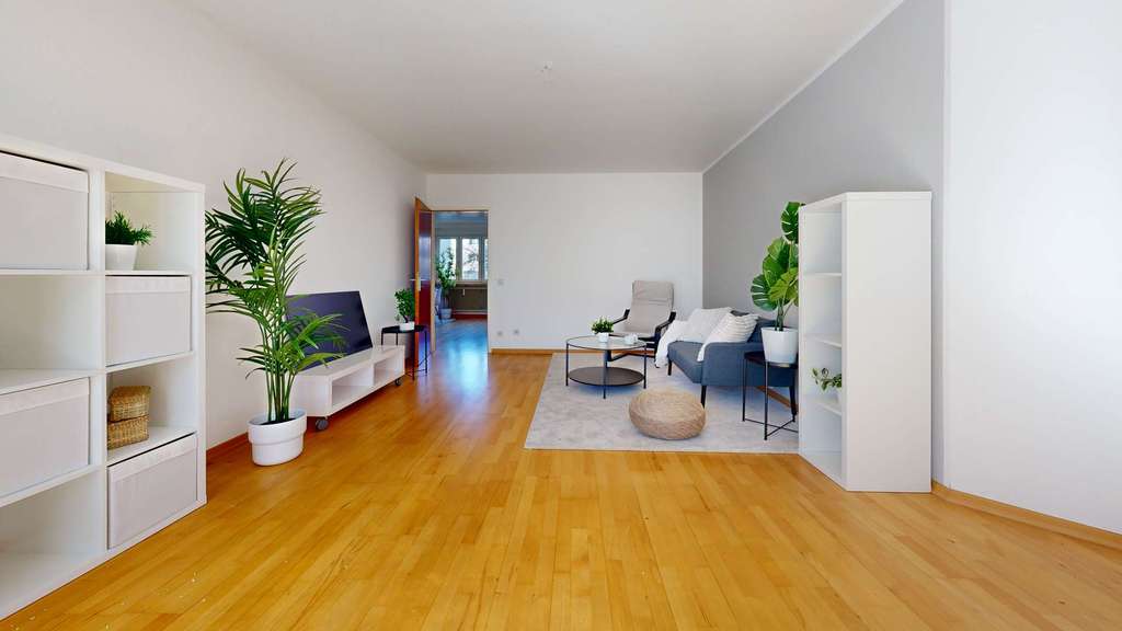 Immobilie in Hohenbrunn - Sonnige 3-Zimmer-Hochparterrewohnung mit großzügiger Südterrasse in ruhiger Lage von Ottobrunn - Bild 2