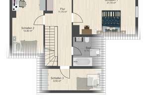 Maisonette mit Charakter in der Augsburger Altstadt - Urban im Herzen der Stadt wohnen – Die vollständige Adresse der Immobilie erhältst du vom Anbieter., 86150 Lechviertel, östl. Ulrichsviertel, Augsburg – Vorschaubild 14