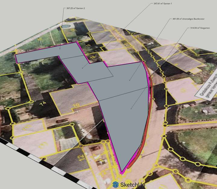 Vorschlag Grundstücksteilung