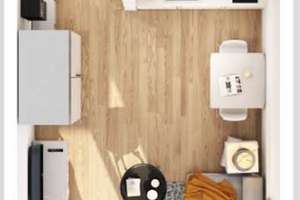 Welcome Students ! 1-Zi.-Apartment Nr 261 mit tollen Highlights! – Oberbürgermeister-Hohner-Str. 3, 86153 Am Schäfflerbach, Augsburg – Vorschaubild 1