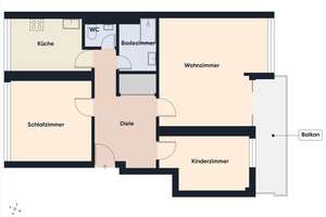 Großzügige 3-Zimmer-Wohnung in Toplage von Köln-Pesch – Die vollständige Adresse der Immobilie erhältst du vom Anbieter., 50767 Pesch, Köln – Vorschaubild 16