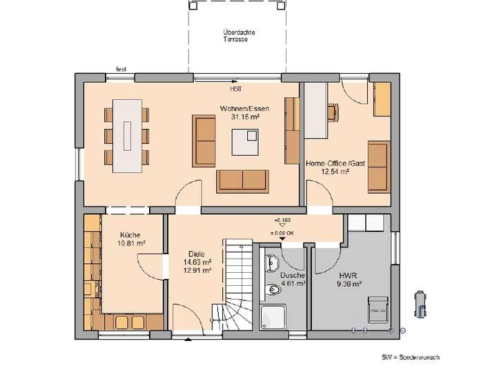 Grundriss Erdgeschoss