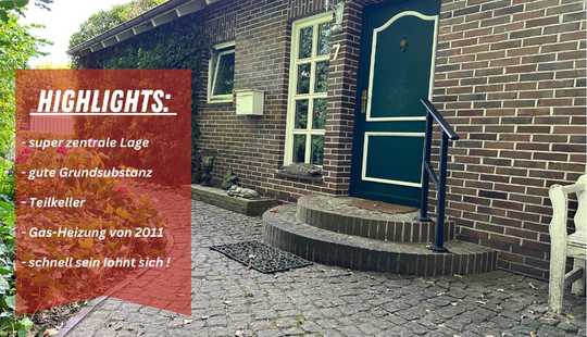 Bild von TOP ! Wohnen am Waldrand, mitten in Jaderberg – Einfamilienhaus mit Charme !