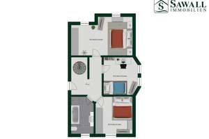 Wohnen wie im eigenen Haus: 4-Zimmer-Maisonette mit Garten und Terrasse in ruhiger Lage – Die vollständige Adresse der Immobilie erhältst du vom Anbieter., 12353 Buckow, Berlin – Vorschaubild 22