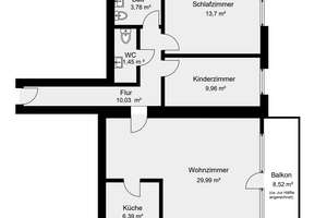 Vermietete 3-ZW im 10. OG in Frankfurt- Nieder-Eschbach | TG-Stellplatz – 60437 Nieder-Eschbach, Frankfurt am Main – Vorschaubild 5