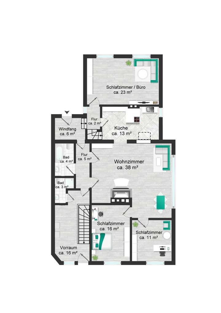 Grundriss Erdgeschoss